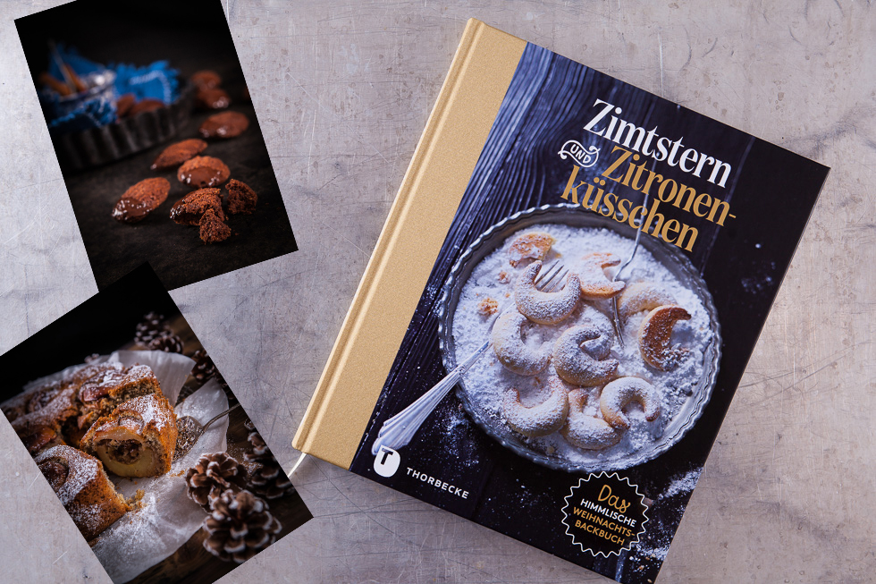Standardbuch zur Weihnachtsbäckerei, Zimtstern und Zitronenküsschen.